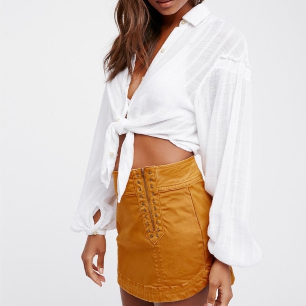 Free People Runaway Love Studded Mini - Retired